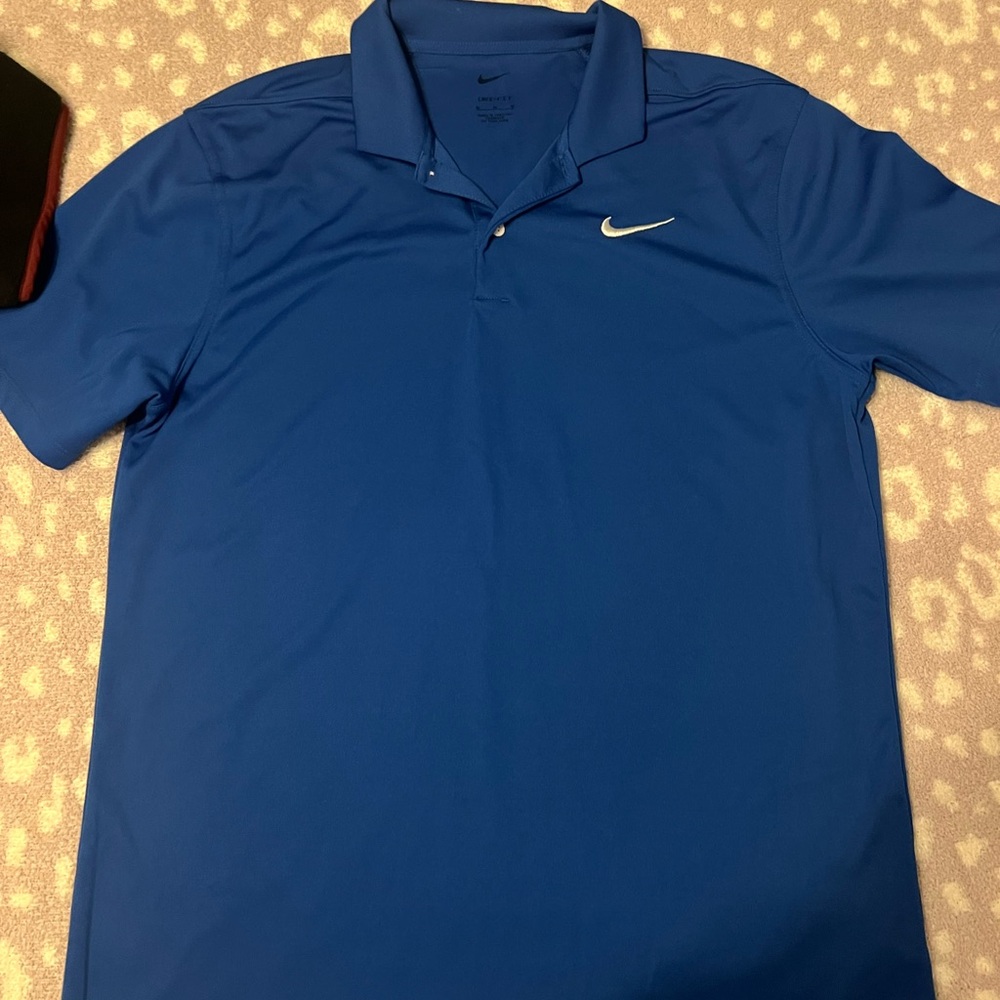 Nike Men's Blue Polo Shirt